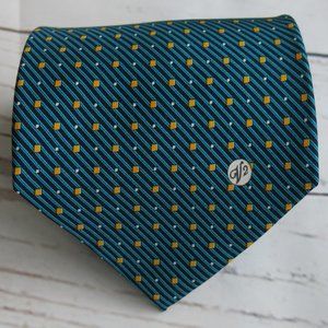 Versace Classic V2 Multicolor Print Silk Neck Tie